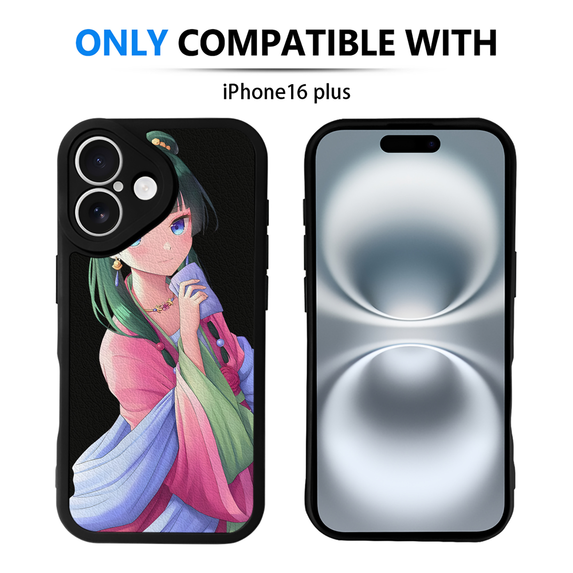 （画像用） 薬屋のひとりごと The Apothecary Diaries 【iPhone 16シリーズ対応】シリコンスマホケース（レザー調） 材質：シリコン